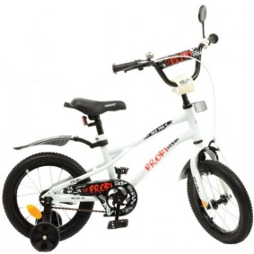 Велосипед детский PROF1 18д. Y18251 (1шт) Urban,SKD45,белый(мат),звонок,фонарь,доп.кол