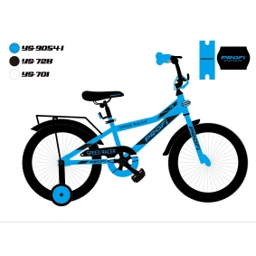 Велосипед детский PROF1 12д. Y12313 (1шт) Speed racer,SKD45,синий,зв,доп.кол