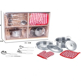 Посуда YH2018-3C (36шт) кастрюли, кухонный набор, металл, прихватки, в кор-ке, 34-26-10см