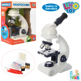 Мікроскоп SK 0010 пробірки, інструменти, світло, бат., кор., 20-27-13 см.