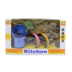 Посуда 555-CS003 (24шт) сковородки,кастрюля,кухон.набор,прихватка,металл,в кор-ке,37,5-21,5-11см