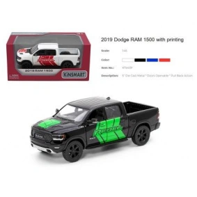 Машина "Kinsmart" "Пикап 5" Dodge Ram 1500" метал., инерц., 4 цвета, в кор. 16*8*7,5см (96шт)