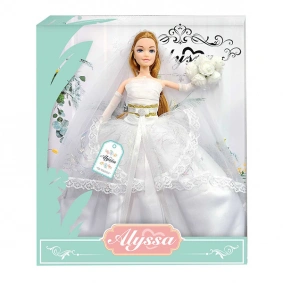 Кукла "Alyssa"  
Fashionable bride, First spring flower, шарнирная, в кор. 33*28см (36шт)