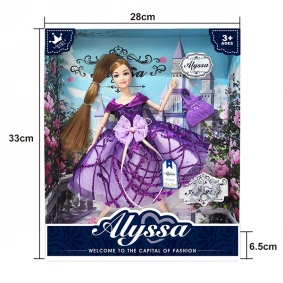 Кукла "Alyssa" Welcome to the capital of fashion, шарнирная, в кор. 33*28см (36шт)