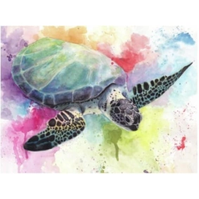Алмазная мозаика "Морская черепаха", на подрамнике
 30*40см, в кор. 41*31*2,5см