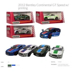 Модель легкова BENTLEY CONTINENTAL GT SPEED (2012) 5'' KT5369FW метал.інерц.відкр.дв.4кол.кор./96/