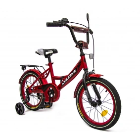 Велосипед детский 2-х колес.16'' Like2bike Sky, бордовый, рама сталь, со звонком, руч.тормоз, сборка 75% /1/