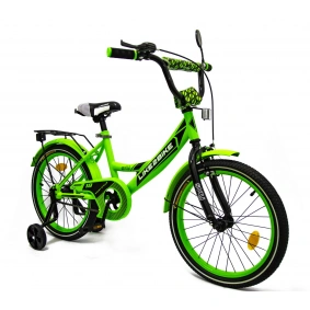 Велосипед детский 2-х колес.18'' 211805(1 шт)Like2bike Sky, салатовый, рама сталь, со звонком, руч.тормоз, сборка 75%