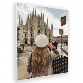 Картина за номерами: Прогулянка в Мілані ©miss_maleficient_ 40*50